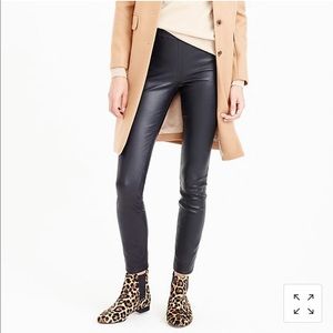 J. Crew Collection Leather Pants